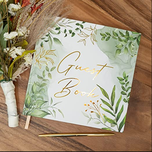 New! Wedding Guest Book - Guest Book Wedding Reception - Baby